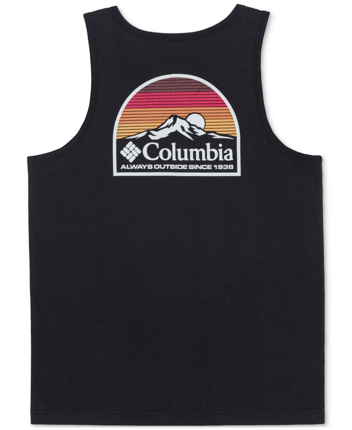 Columbia Mens Sleeveless Graphic Tank Top Shirt Black M 3690₽