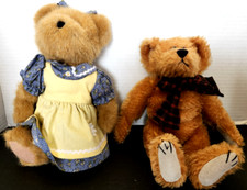 Lot Of 2 Plush BOYDS BEARS  Janet DAISEYDEW+ Carter M BEARINGTON Smoke FREE Home