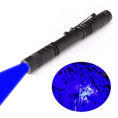 3W Stift Typ Blaulicht Led Taschenlampe Jagd Angeln Blau Clip Lampe Taschenlampe