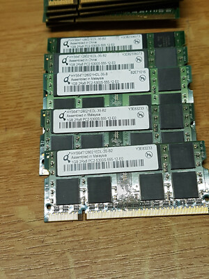 2x 1GB RAM DDR2 QIMONDA (Infineon)  PC2-5300  667 MHz für Notebook      #4xx