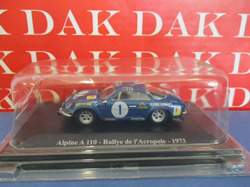 Die cast 1/43 Modellino Auto Renault Alpine A110 Rally Acropolis 1973 JL Therier - Immagine 4 di 4