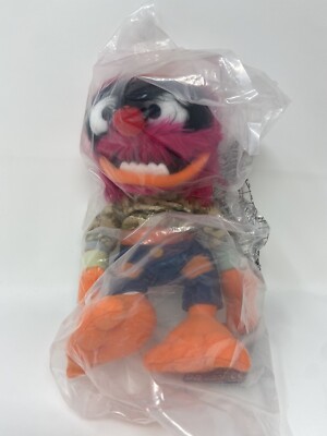 Muppet Babies Animal Baby Plush Sealed Disney Patch Jeans Camo Shirt 12  inch
