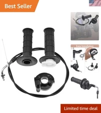 7/8" Twist Throttle & Cable Set for ATV, Dirt Bike - Easy Installation Included