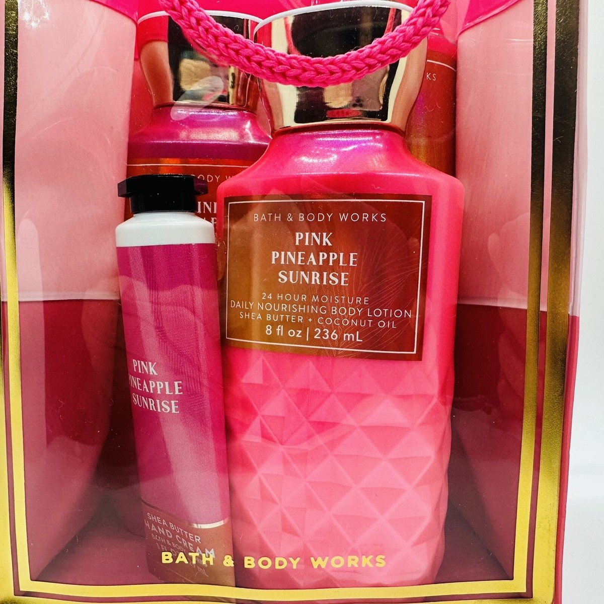 専用 Victoria's Secret Bath & Body Works 5 NET SET! Bath & Body Works PINK PINEAPPLE SUNRISE Gift Set 5