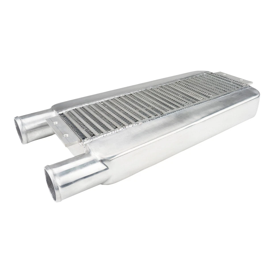 Intercooler Turbo Universal 23"x11.25"x2.75" 2.6" Entrada/Salida Aluminio Plata Foto 2 de 4