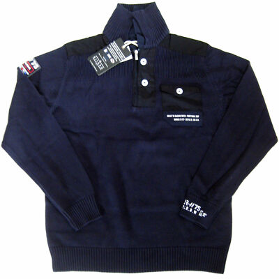 Kitaro Martime Classics Pullover Regatta Racing Pulli Knopfleiste Portugal Cup