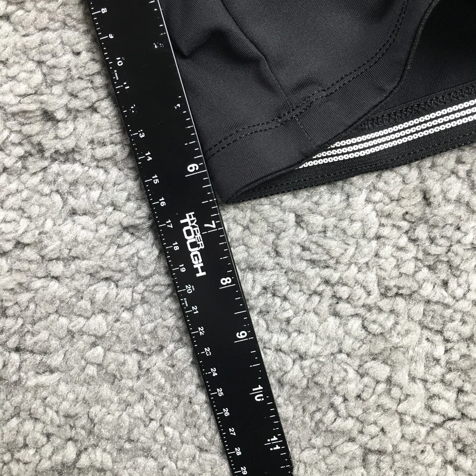 锐步男式骑行短裤 M 码黑色弹力中腰加厚弹性腰围 — 第 4/4 张图片