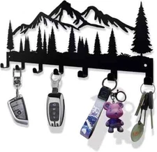 Key Holder for Wall | Metal Key Holder Hooks Organizer Rack | Metal Key