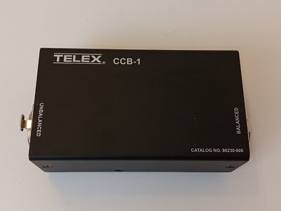 TELEX CCB-1 Audiocom to Clearcom Interface UNTESTED FREE RETURNS 