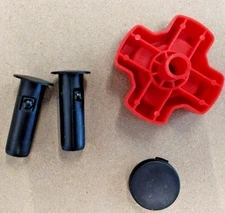 Genuine Peg Perego Part Kit Includes Dump Bed Pins, Hub Cap and Wheel Driver
