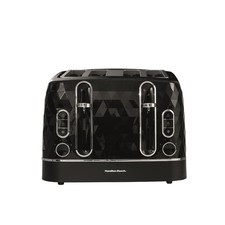 Toaster, 4 Slice, Diamond Collection by Hamilton Beach, Black, HBT3221B