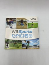 Nintendo Wii Sports Sleeve and Manual Only- No Game