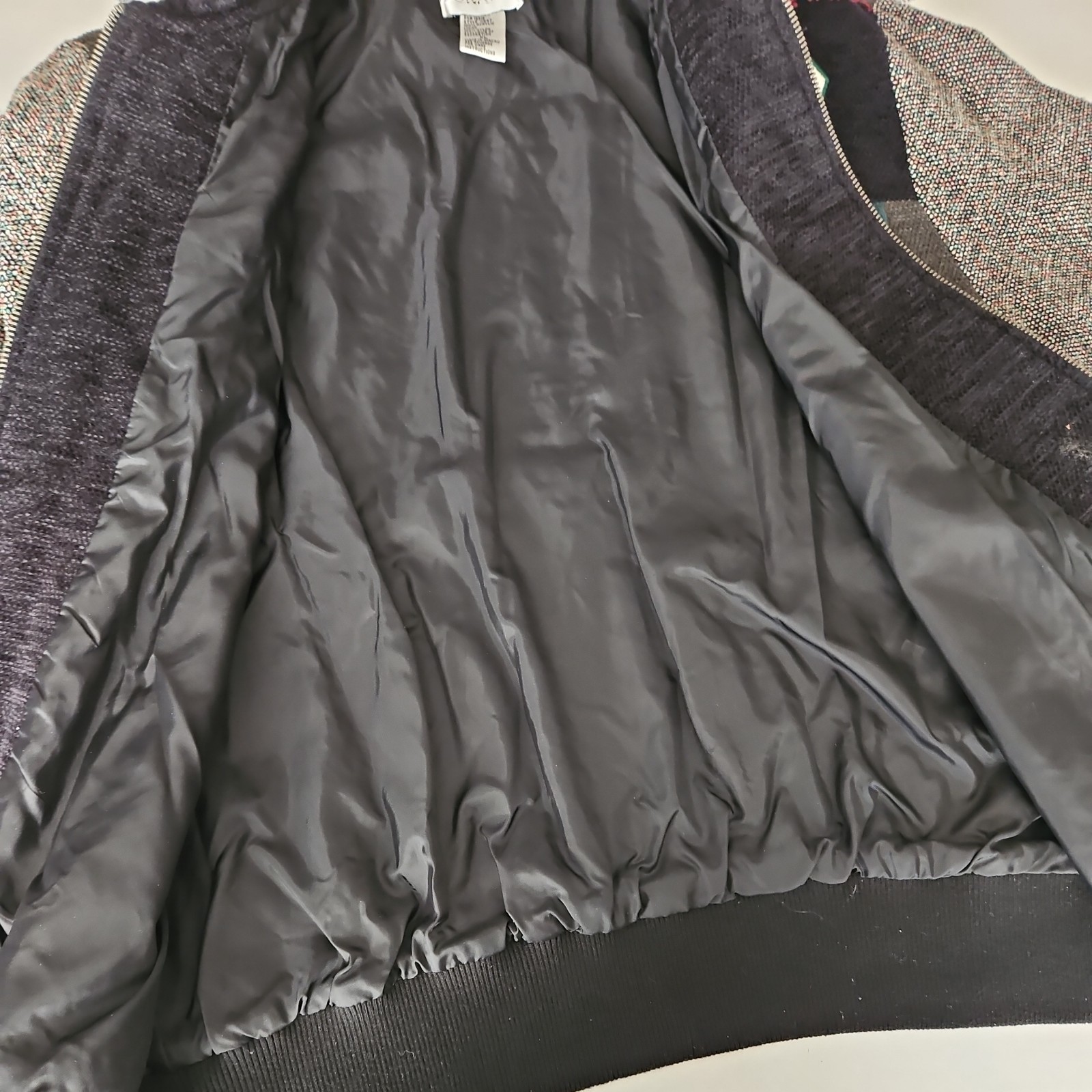 Vintage Graff Patchwork Lined Full Zip Jacket Wom… - image 14