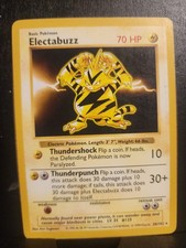 Pokemon TCG Electabuzz 020/102 Base Set Regular *MINT CONDITION*