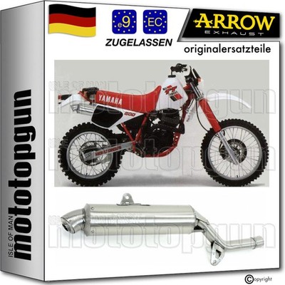 ARROW AUSPUFF ZUGELASSEN PARIS DACAR EDELSTAHL YAMAHA XT 600 TENERE 1989 89