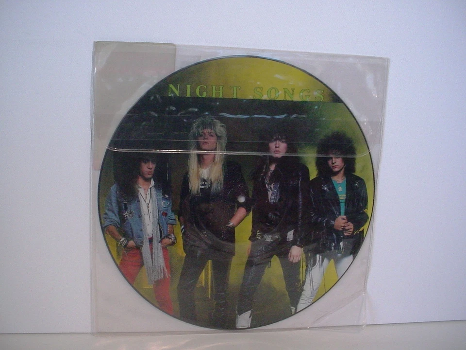CINDERELLA Night Songs Original PICTURE DISC LP from 1986 (MERCURY 832 255) - Image 2 of 3