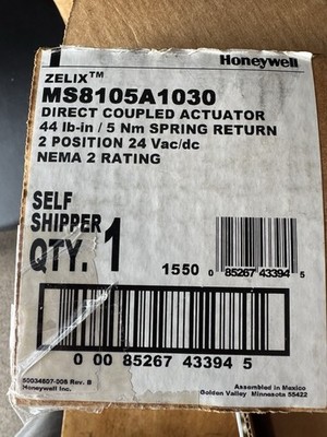 Honeywell MS8105A1030 24V 2-Position Direct Coupled Actuator