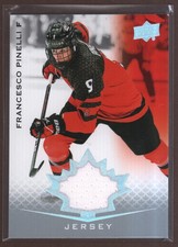 2021 Upper Deck Team Canada Juniors Jersey #92 - Francesco Pinelli