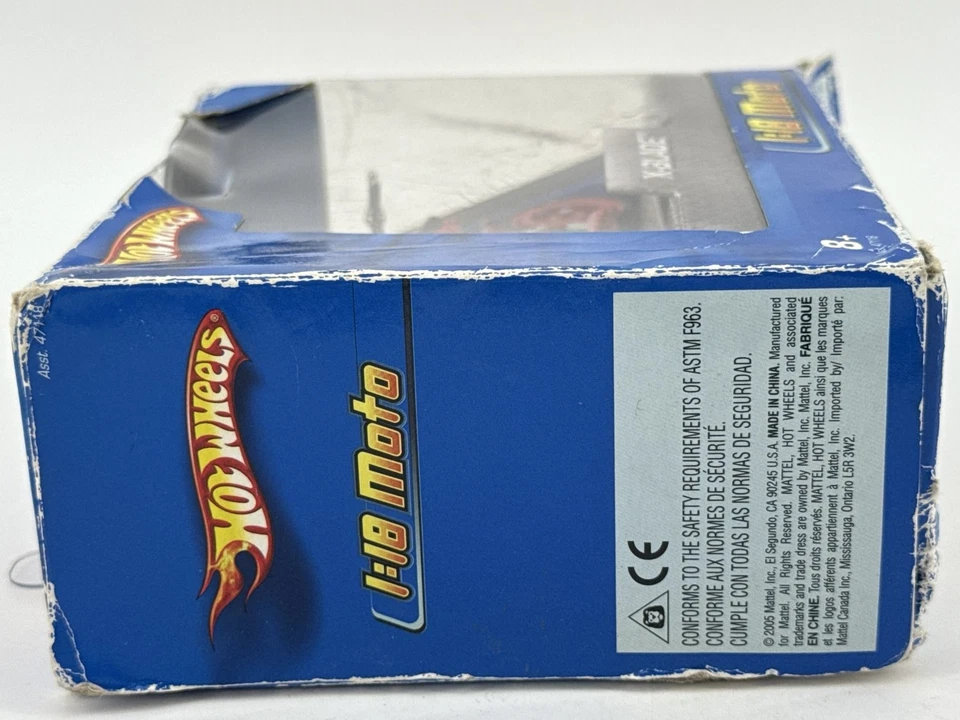 Hot Wheels X-Blade 1:18 Moto Motorcycle Diecast Red Street Power - Image 3 of 4