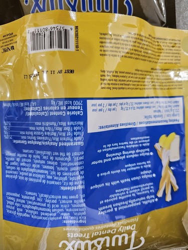 6 bags - 5.5-Ounce Yogurt and Banana Dental Chew Treats for Dogs, Large - Picture 4 of 5