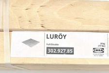 IKEA LURÖY Full Double Bed Slatted Base Frame Replacement Wooden Slats New