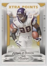 2009 Playoff Prestige Xtra Points Gold 15/250 Adrian Peterson #55 3hd