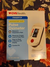 CVS Respiratory Pulse Oximeter Measures Oxygen Levels  Respiratory Rate NEW.
