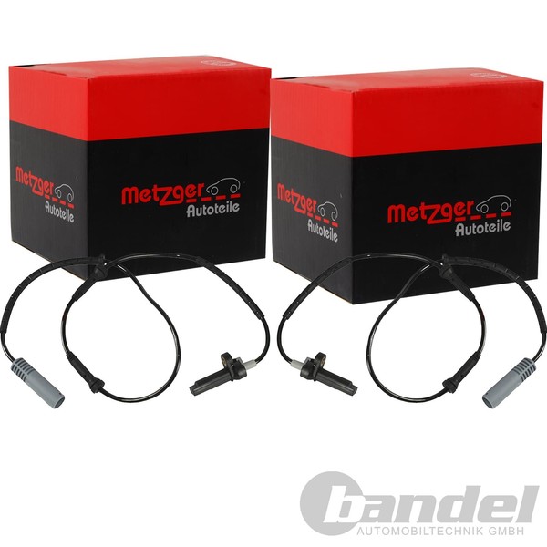 2X Metzger ABS-SENSOREN Hinten Passend FÜR BMW 5 Links+Rechts | 0900645-image