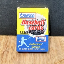 1988 Revco League Leaders Topps Collectors Edition Complete Set