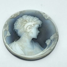 Ladies Cameo Caved Antique Vintage Shell Parts   Accessory Loose Beads