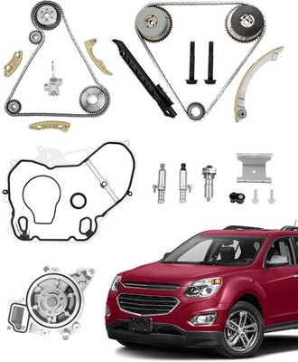Timing Chain Kit 2.4 L, Compatible with 2009-2017 GMC Terrain/Chevy Equinox Mali