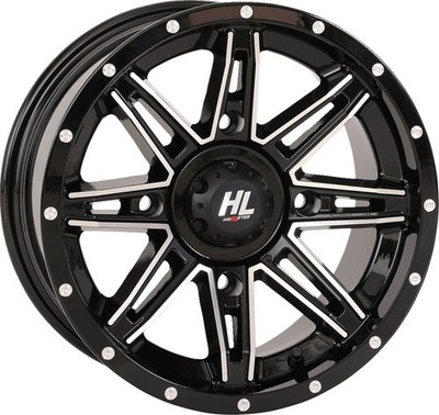 High Lifter HL22 Gloss Black w/Machined Wheel 14x7 (14HL22-1137)