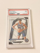 Cam Christie 2024-25 Panini Prizm SSP Case Hit White Sparkle RC #242 PSA 9