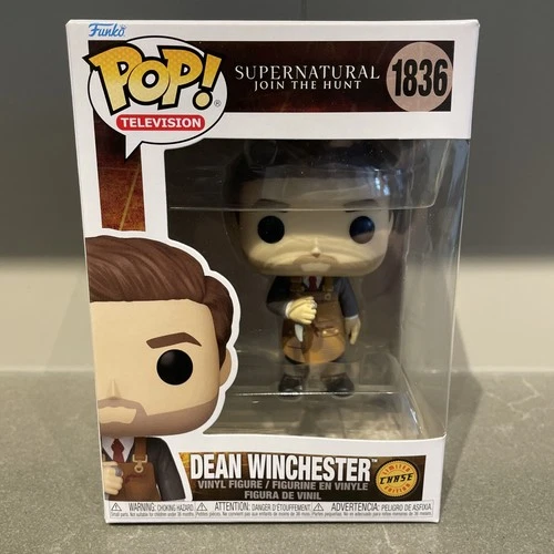 Funko Pop! Supernatural #1836 Dean Winchester CHASE Limited Edition + Protector