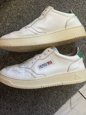 Autry Medalist White Goatskin Leather Sneakers