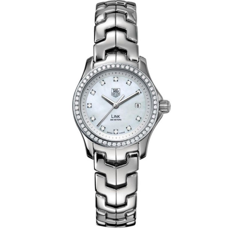 TAG HEUER LADIES LINK WJF1319.BA0572 DIAMOND PEARL SWISS QUARTZ