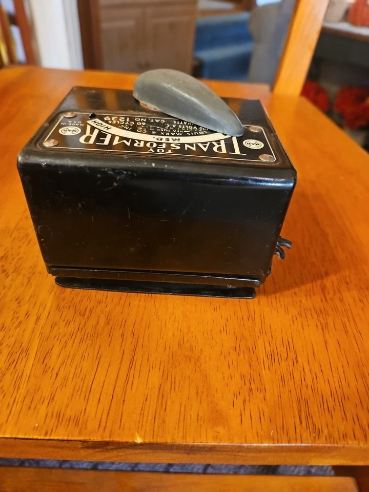 VTG Louis Marx MAR Toys Transformer 50 W. Cat. 1209 Circuit Breaker Not Tested - Image 3 of 4