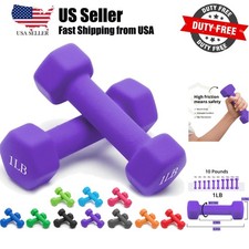 Weights Dumbbells 10 Colors Options Compatible with Set of 2 Set,1-15 LB, Ant...