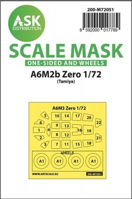 A6M2b Zero one-sided painting express mask for Tamiya / 1:72