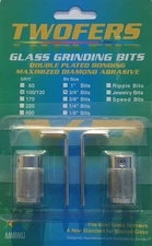 Aanraku 3/4"  2 Grinder Bit - 100/120 Regular Grit Great for Stained and Fused G