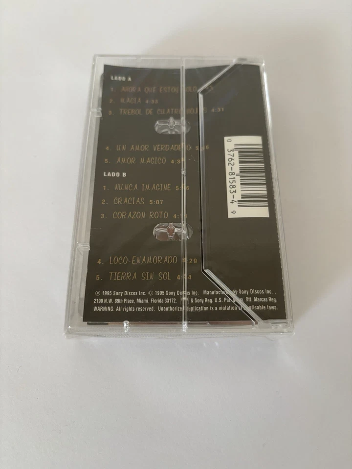 Jerry Rivera Cassette Magia 1995 Sony Salsa Pop Rare New Sealed - Image 2 of 3