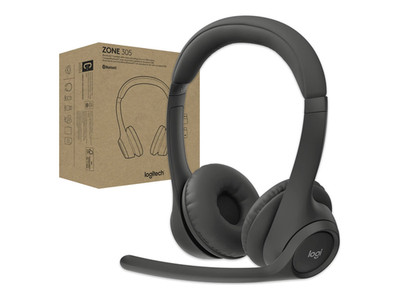 Logitech Zone 305 Wireless Bluetooth Headset with Microphone - Brand New Sealed