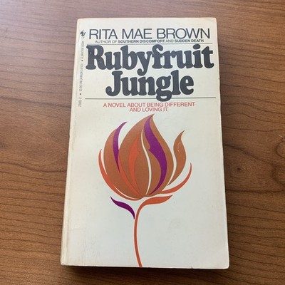 Vintage 1983 Rubyfruit Jungle By Rita Mae Brown Paperback Book