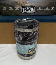 Magellan Outdoors Camo Stainless Steel Throwback 12 Oz Tumbler with Lid Charcoal