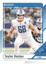 Taylor Decker 2024 Donruss #281 Detroit Lions
