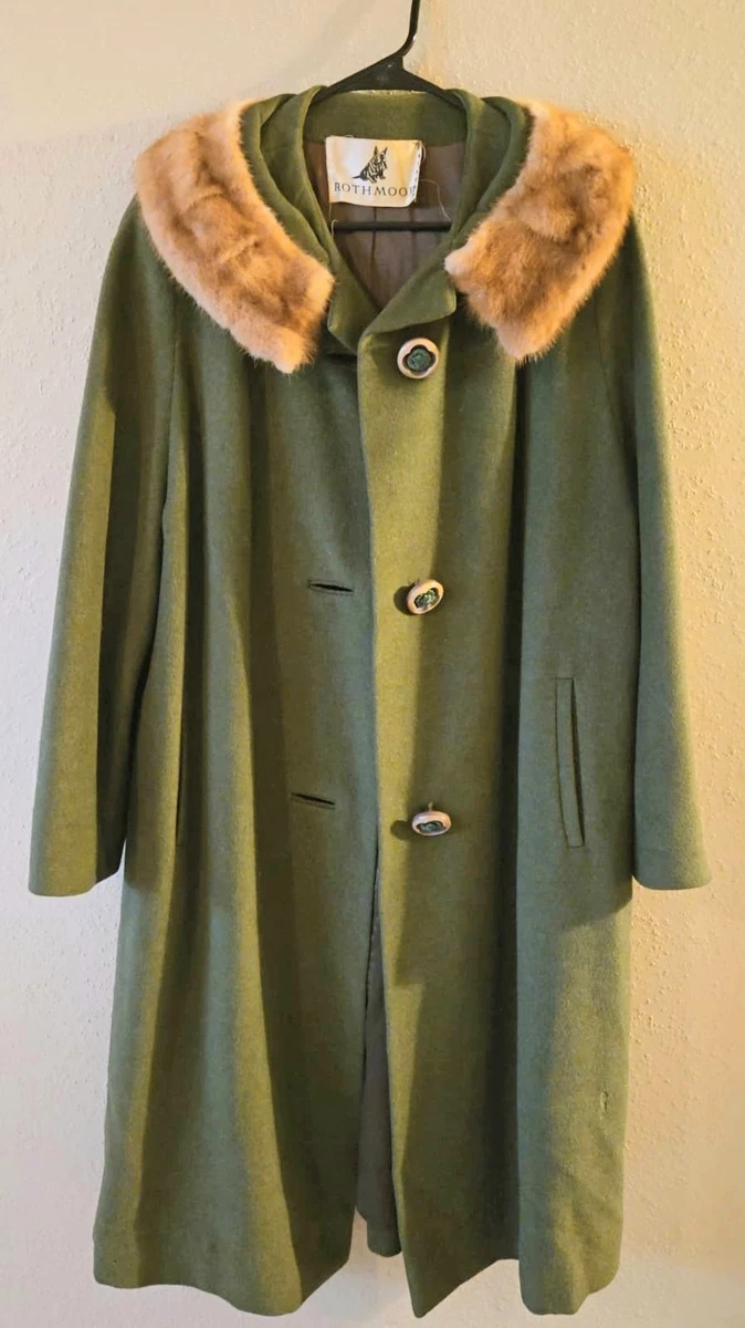 Fur Regular Size XL Vintage Coats, Jackets & Vests for Women for