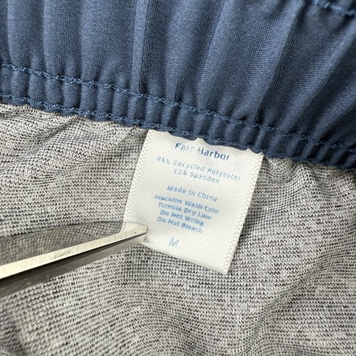 Fair Harbor Shorts Mens Medium Blue Purple Swim Liner Boardshorts Stretch Logo - Picture 7 of 15