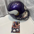 Brett Favre Autographed Full Size Replica Vikings Helmet (Radkte COA)