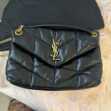 Saint Laurent Sunset Shoulder Bag Medium Black Leather