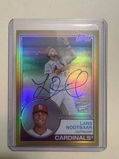 2024 LARS NOOTBAAR TOPPS ARCHIVES 1983 FAN FAVORITES  AUTO #83FF-LN Gold /50